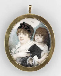 Portrait of a Mother and Child, c.1810-20