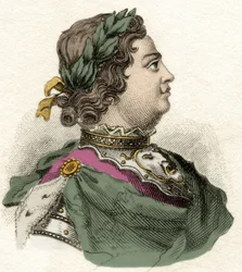 Portrait of Emperor Peter I the Great (1672-1725)