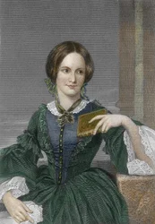 Portrait of the English Novelist Charlotte Bronte (1816-1855)