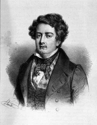 Portrait of the French tenor Adolphe Nourrit (1802 - 1839).