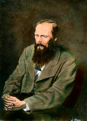 Portrait of the Russian writer Fedor Dostoievsky