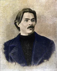 Portrait of the Russian Writer Maxim Gorki