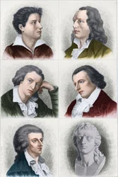 Portraits of Friedrich von Schiller