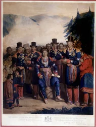 Presentation of the newly elected Huron tribe