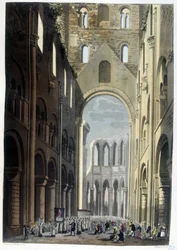 Procession in the Abbey of Jumieges - in 