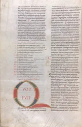 What Was from the Beginning, Illuminated Initial