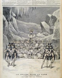 Representation at the Theatre of the Porte Saint Martin of the 