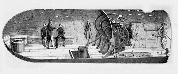 Representation of the Submarine by Antoine Prosper Payerne