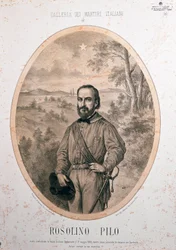Portrait of the Italian patriot Rosolino Pilo