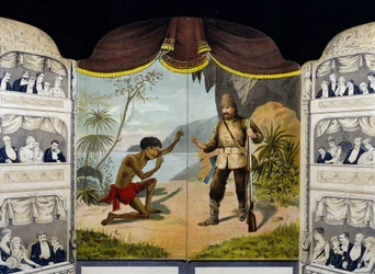Robinson Crusoe meets Friday