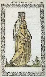 Roman Woman - in "Habits et effigies" by Jean Slupérino