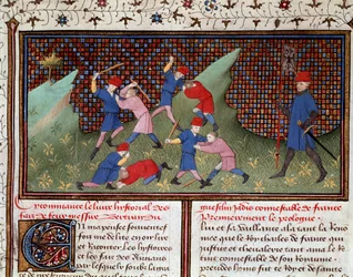 Roman by Ogier the Danish: the combat with the hand and with the stick from 