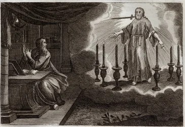 Royaumont Bible, New Testament: Revelations of Saint John in Revelation (illustration from 1811)