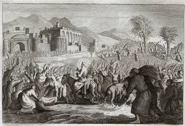 Royaumont Bible, New Testament: Triumph of Jesus Christ. Jesus
