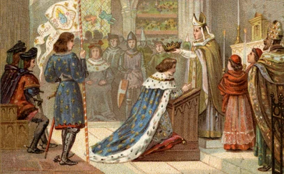 Sacre of Charles VII (1403-1461) in the Cathedral of Reims (July 17)