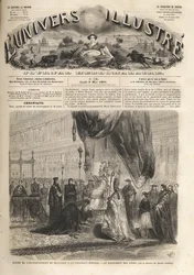 Sacred Archimandrite of Bulgaria in the Sistine Chapel in Rome by Pope Pius IX 1861 - The Illustrious Universe in 1861