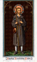 Saint Benedict of Nursia as a pilgrim