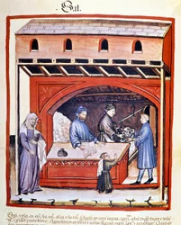 Sale of Salt, extract of Tacuinum Sanitatis
