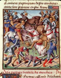 Battle scene from 