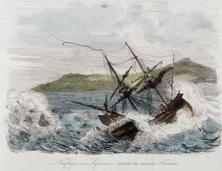 Sinking of the Ship of Jean-Francois Galaup, Count of La Perouse