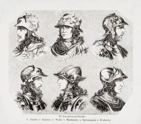 Six Visigoth Kings of Spain