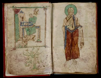 St. John and the Holy Spirit Who Gives Inspiration to St. Gregory