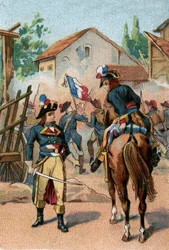 Theatre in the Ages: Theatre under the Second Empire. The military play at the Imperial Circus Theatre, Paris