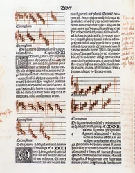 Text page and manuscript annotations from The Art of Music by Guillaume Despuig