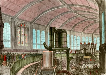 The Eiffel Machine Gallery at the 1867 Universal Exhibition