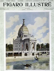 The Palais des United States at the Universal Exposition - in Le Figaro Illustré, Nov. 1899