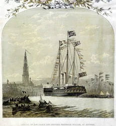 The Port of Antwerp in 1858