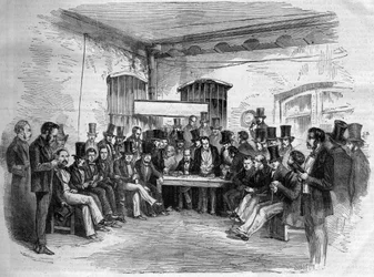 The Stock Exchange - Buenos Aires, Argentina 1868