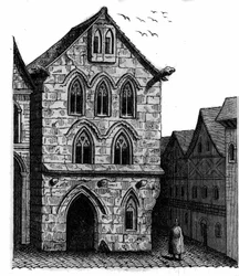 The Templar House in Louviers in Normandy