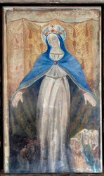 The Virgin, Central panel of Triptych
