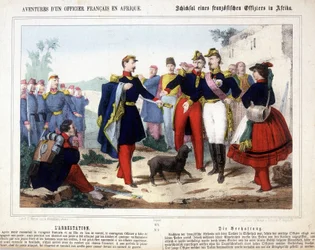 The adventures of a French officer in Africa