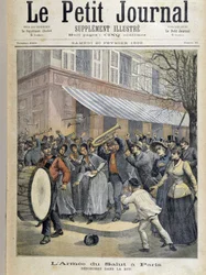 The Salvation Army in Paris (disorder in the street) - in “Le Petit Journal” of 20/02/1892