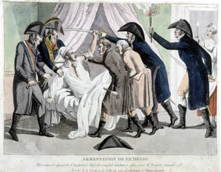 The arrest of Pichegru (engraving)