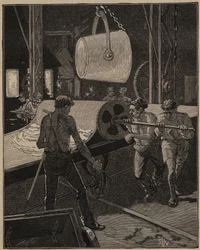 The art of glass: making ice cream. Step called 