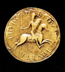 The Counterseal of Louis VII of France, Representing Him on Horseback