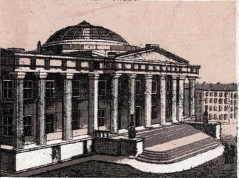 The customhouse in New York, United States