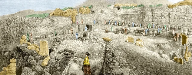 The Excavations at Mycenae Led by Heinrich Schliemann