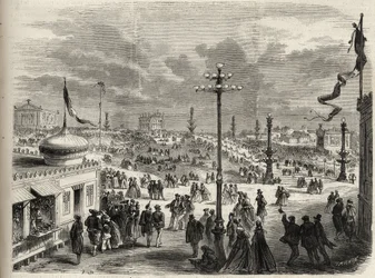 The feast of 15 August 1867 on the Trocadero in Paris - The illustrious universe of 1867