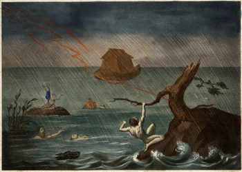 The flood with Noah
