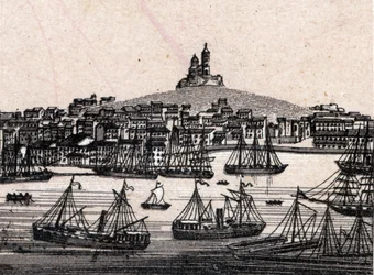 The old port of Marseille in 