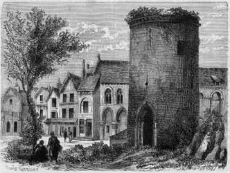 The Tower of King Louis IV of Outremer (Overseas) to Laon (destroyed in 1831)
