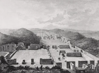 Thermal Baths of Ostia Ancient, Italy 19th Century