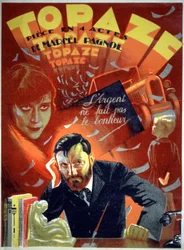 Topaze, Theatre Play by Pagnol, c. 1930-1940