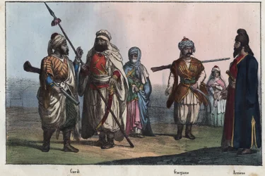 Traditional Kurdish costumes - Georgian - Armenian