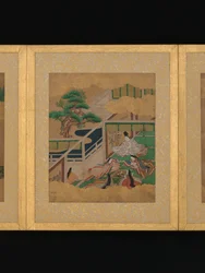 Twelve Scenes from The Tale of Genji, Mid-17th Century