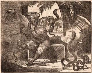 Two Indian Snake Charmers